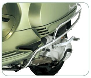Barras laterales originales cromadas Vespa LX / LXV