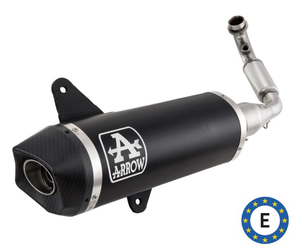 Escape deportivo Arrow Urban con Kat / Carbon para Vespa GTS / GTS Super / GTV 300ccm HPE (`20-) Euro 5