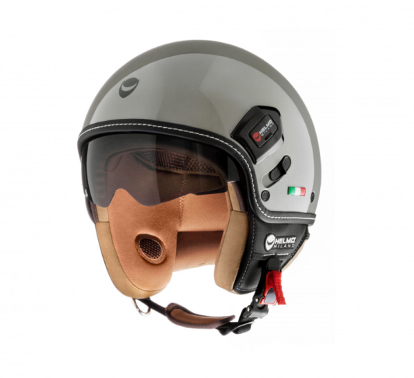Helmo Milano Demi Jet, Puro Premium, gris brillante