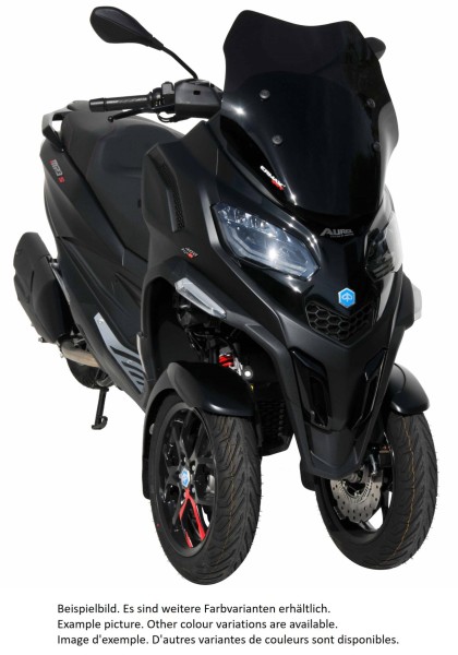 Parabrisas ERMAX Sport para Piaggio MP3 400 HPE (22-), negro
