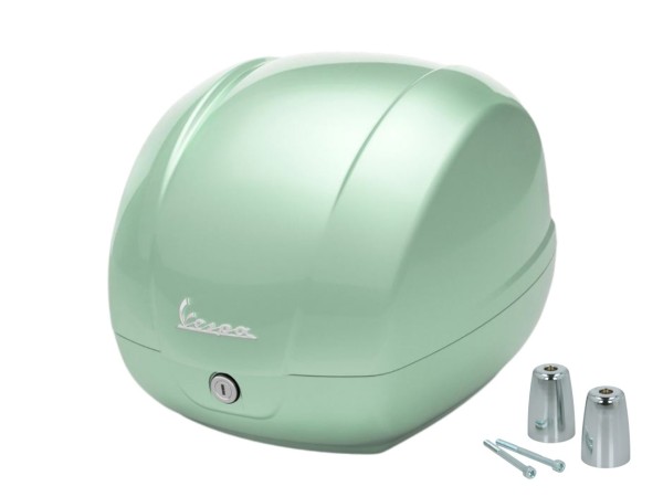 Baúl original de 36 l, verde claro, modelo 350/A, para Vespa GTS 125/310 y GTV 310