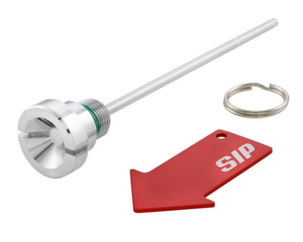 Tornillo de llenado de aceite aceite de motor para Vespa Primavera/​Sprint 125-150ccm i.e. 3V 4T CA, cromo