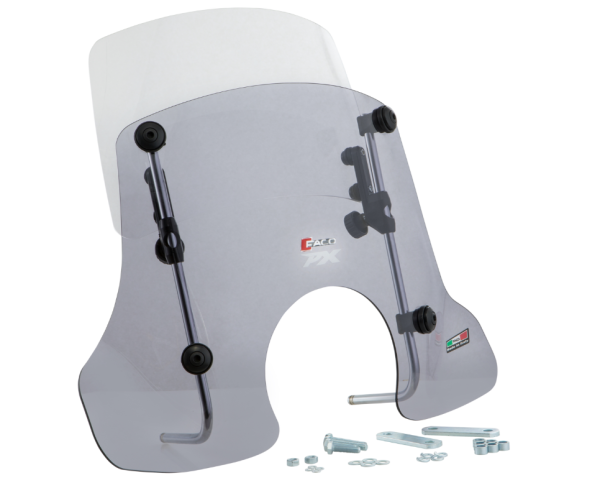 Parabrisas FACO "Twin-Screen" para Vespa PX 80-200cc, tintado