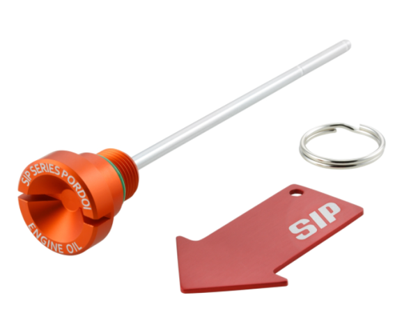 Tornillo de llenado de aceite aceite de motor para Vespa Primavera/​Sprint 125-150ccm i.e. 3V 4T CA, naranja