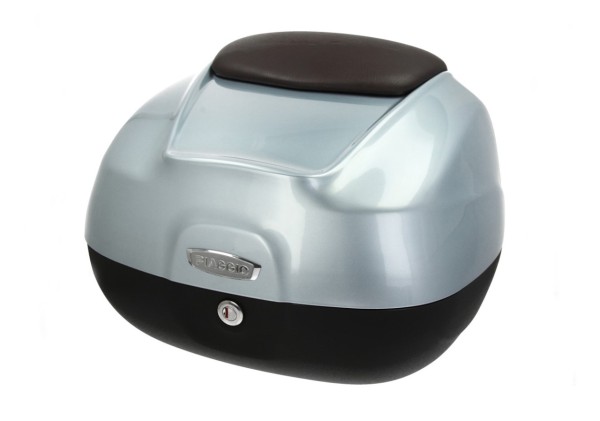 Maleta superior de 37 l con respaldo para Piaggio Medley 125/150/200 - grigio azzuranto