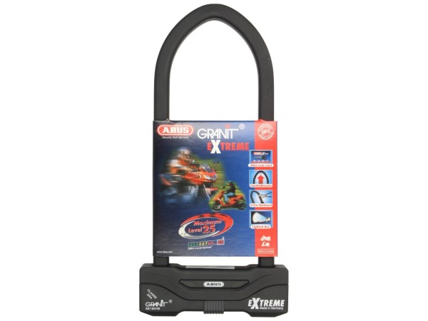 ABUS U-lock 310x111 Granit Extreme Plus 59 para moto, scooter y Vespa