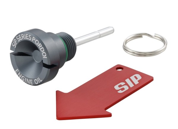 Tornillo de llenado de aceite aceite de motor para Vespa, gris mate