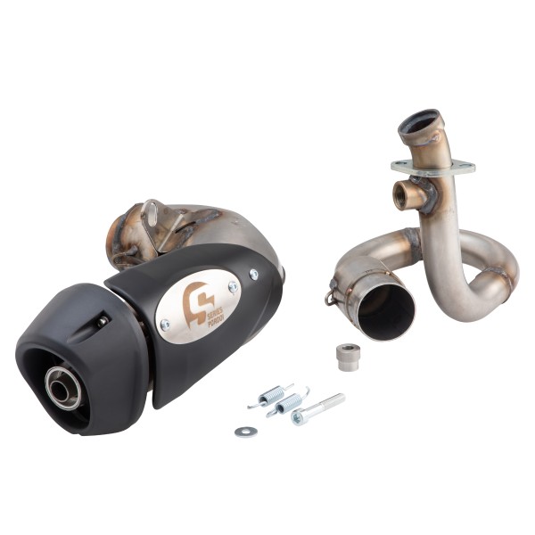 Escape Racing para Vespa GTS/GTS Super/GTV/GT 60 125-300cc es decir, 4T, LC, acero inoxidable