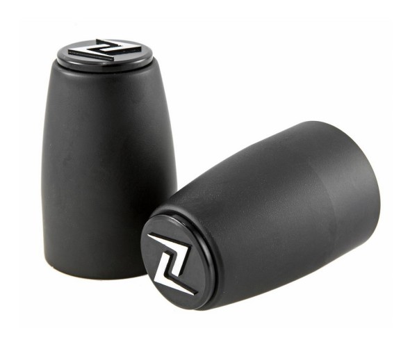 Pesos en los extremos del manillar ZELIONI para Vespa, par, negro mate