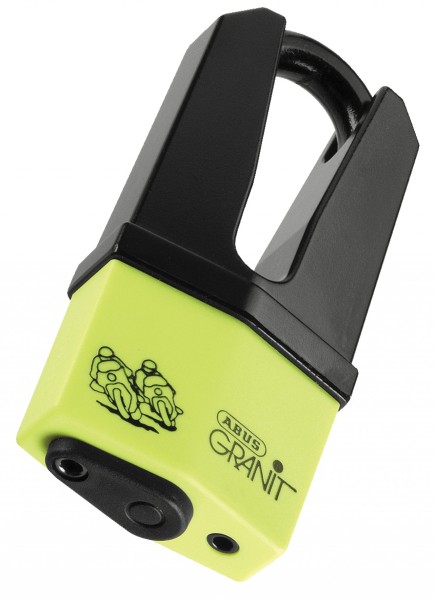 Cerradura de disco de freno ABUS Granit Quick 37, nivel de seguridad 15, nivel ART 4, amarillo, negro